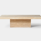 Larimar Travertine Rectangle Coffee Table