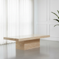 Larimar Travertine Rectangle Coffee Table
