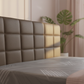 Lauren Leather Platform Bed - Angle 1