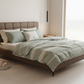Lauren Leather Platform Bed - Lifestyle 2