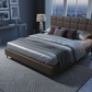 Lauren Leather Platform Bed - Lifestyle 3