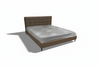 Lauren Leather Platform Bed - Product Shot 1