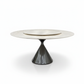 Laurent Round Dining Table - Studio White Background