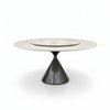 Laurent Round Dining Table - Studio White Background