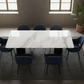 Linea Marble Dining Table Black Angle 2