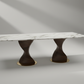 Lucca Marble Table Chiaroscuro