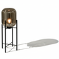 Luna Capsule Floor Lamp - Dark Smoky Angular Shadow