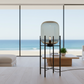 Luna Capsule Floor Lamp - Oceanfront View