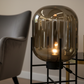 Luna Capsule Table Lamp - Capsule and Frame Tight Diagonal Detail