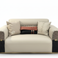 Luxury Beige Leather Loveseat - Studio Lighting