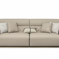 Luxury Modern Sofa - White Background