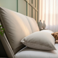 Luzio Modern Upholstered Bed - Angle 1