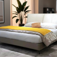 Luzio Modern Upholstered Bed - Angle 2