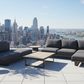 Lynn Outdoor Modular Sectional Set - Sun-Filled Rooftop Terrace
