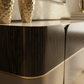 Meridian TV Stand – Ebony Grain Detail