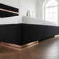 Midnight Velvet Bed - Angle 2