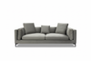 Milano Velvet Sofa - White Background