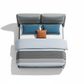 Miller Pillow Bed – Overhead Top View