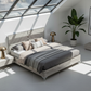 Mirage Grey Panel Bed - Architectural Skylight