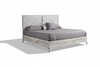 Mirage Grey Panel Bed - Elongated Shadow
