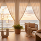 Modern Branch Floor Lamp - Coastal Sunset