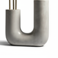 Modern Branch Floor Lamp - Concrete Base and Stems Detail