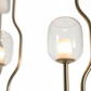 Modern Branch Floor Lamp - Stem-to-Cylindrical Glass Junction Detail