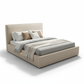 Modern Low-Profile Platform Bed - Gradient Shadow