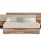Modern Walnut Harmony Bed - Compact Shadow
