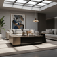 Monolith Marble Coffee Table Set - Lifestyle 2
