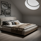 Moonlight Haven Bed - Contemporary minimalist