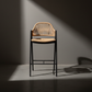 Natural Rattan Woven Barstool