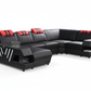 Neo Futurist LED Modern Sectional