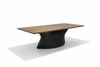 Noir Walnut Dining Table - Studio Side View