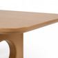 Oak Circle Pedestal - Angle 2