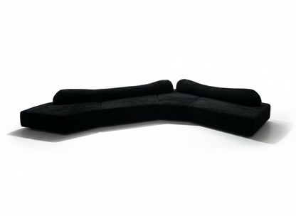 Obsidian Rock Sofa - Pure White Background