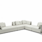 Origami Fold Sofa - Pure White Background