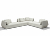Origami Fold Sofa - Pure White Background