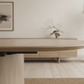 Oval Dining Table - Angle 1