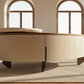 Oval Drum Coffee Table Angle 1