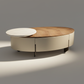 Oval Drum Coffee Table Chiaroscuro