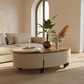 Oval Drum Coffee Table Lifestyle 1