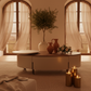 Oval Drum Coffee Table Lifestyle 3