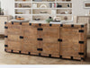 Rustic Iron-Bound Sideboard