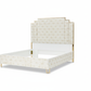 Palm Gate Luxe Platform Bed - White Background 1
