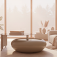 Pebble Smoked Glass Coffee Table - Lifestyle 1