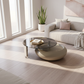 Pebble Smoked Glass Coffee Table - Lifestyle 4