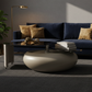 Pebble Smoked Glass Coffee Table - Lifestyle 6
