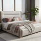Prestige Grande Leather Bed - Dawn Fog