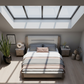 Prestige Grande Leather Bed - Geometric Skylight